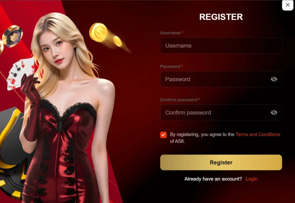 AS8 Game register